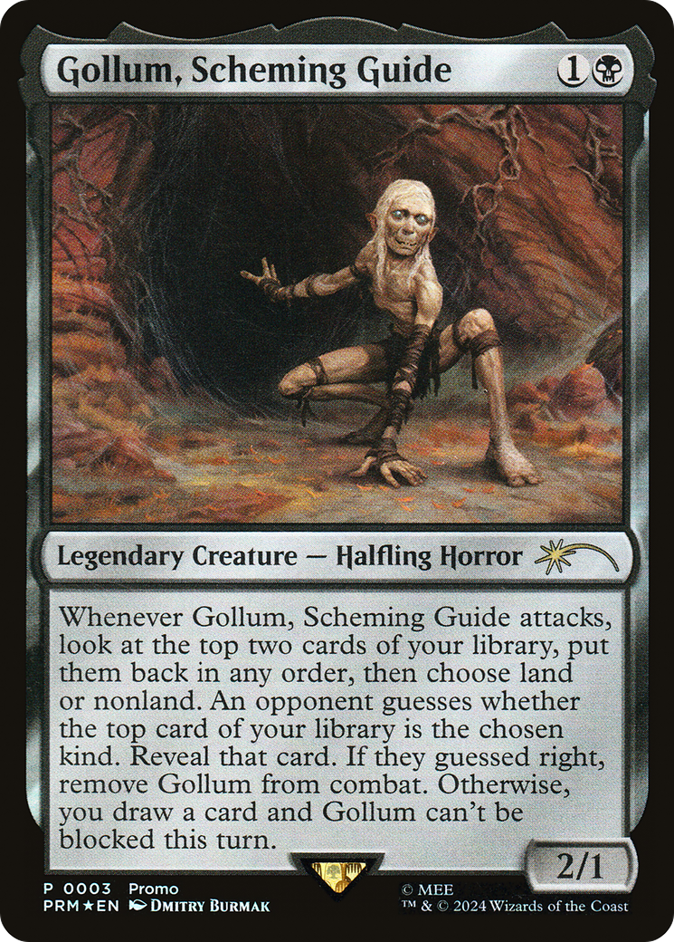 Gollum, Scheming Guide (003) Foil - Tales of Middle-earth Deluxe Commander Kit