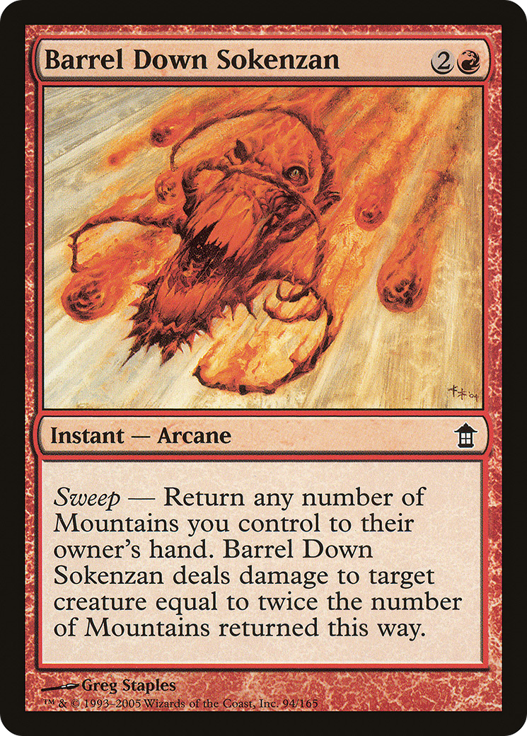 Barrel Down Sokenzan (094) Foil - Saviors of Kamigawa
