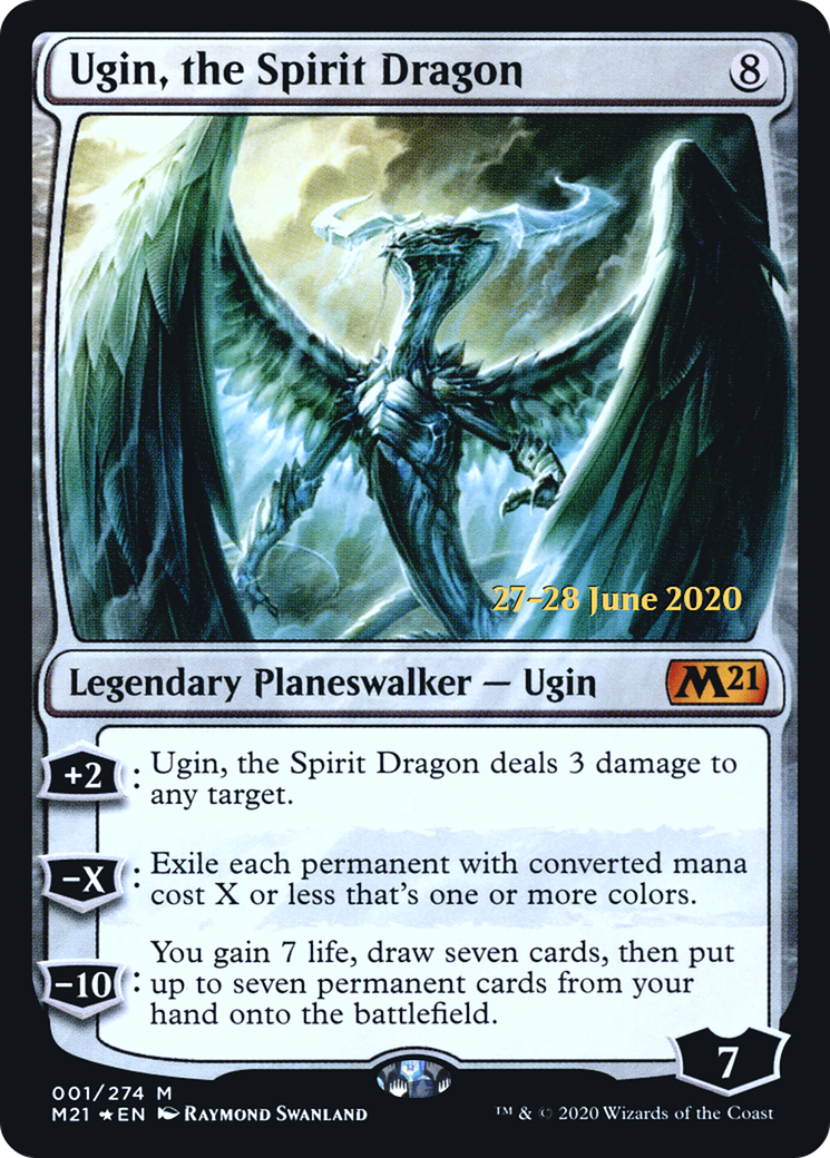 Ugin, the Spirit Dragon (001) Foil - Core Set 2021 Promos
