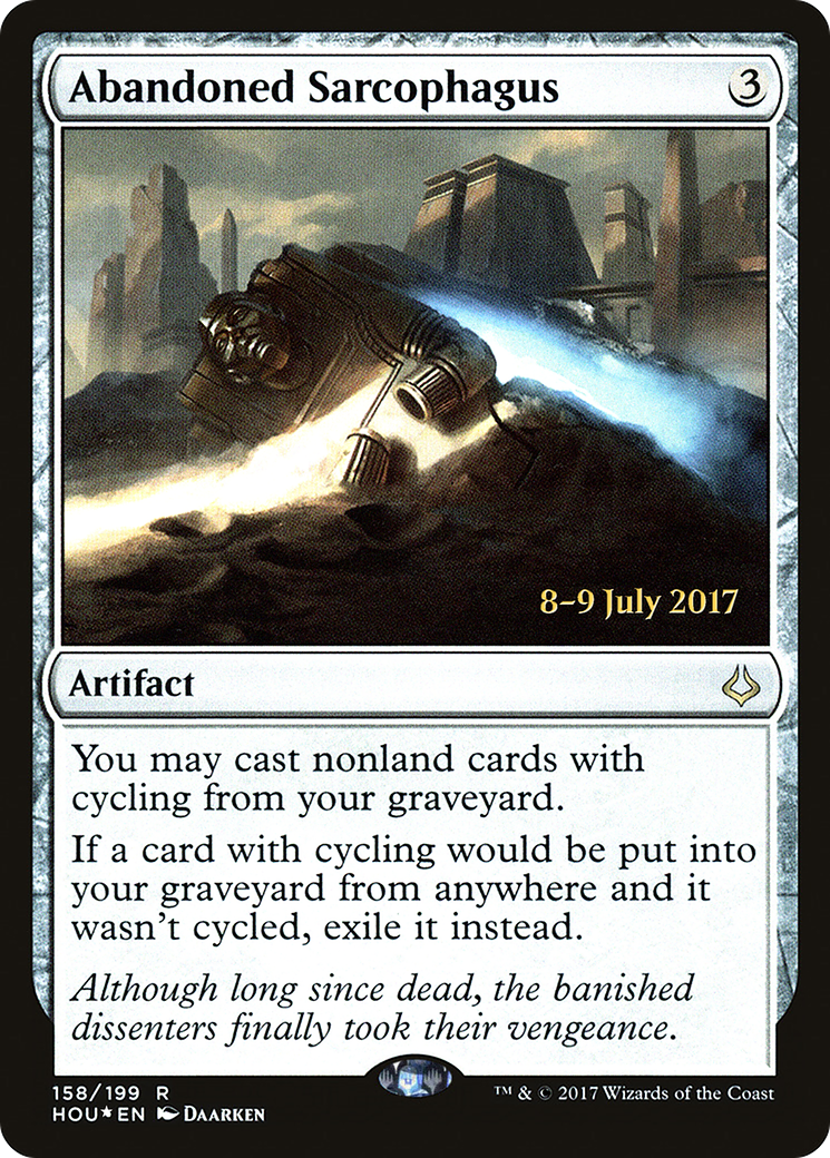 Abandoned Sarcophagus (158s) Foil - Hour of Devastation Promos