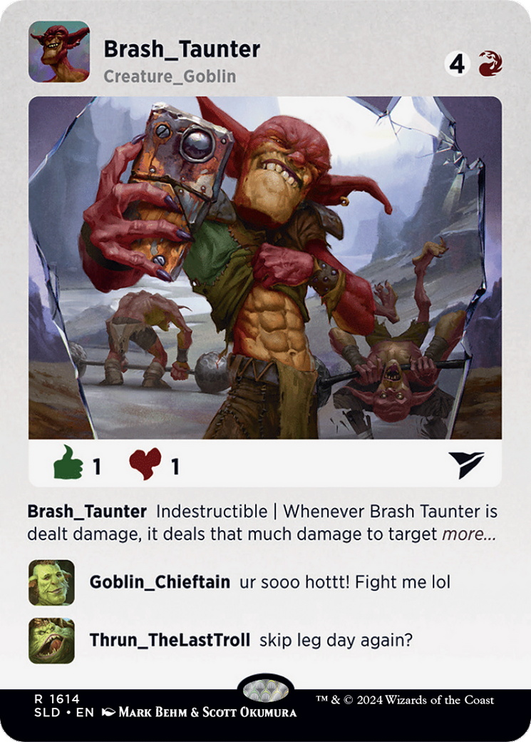 Brash Taunter (1614) - Secret Lair Drop