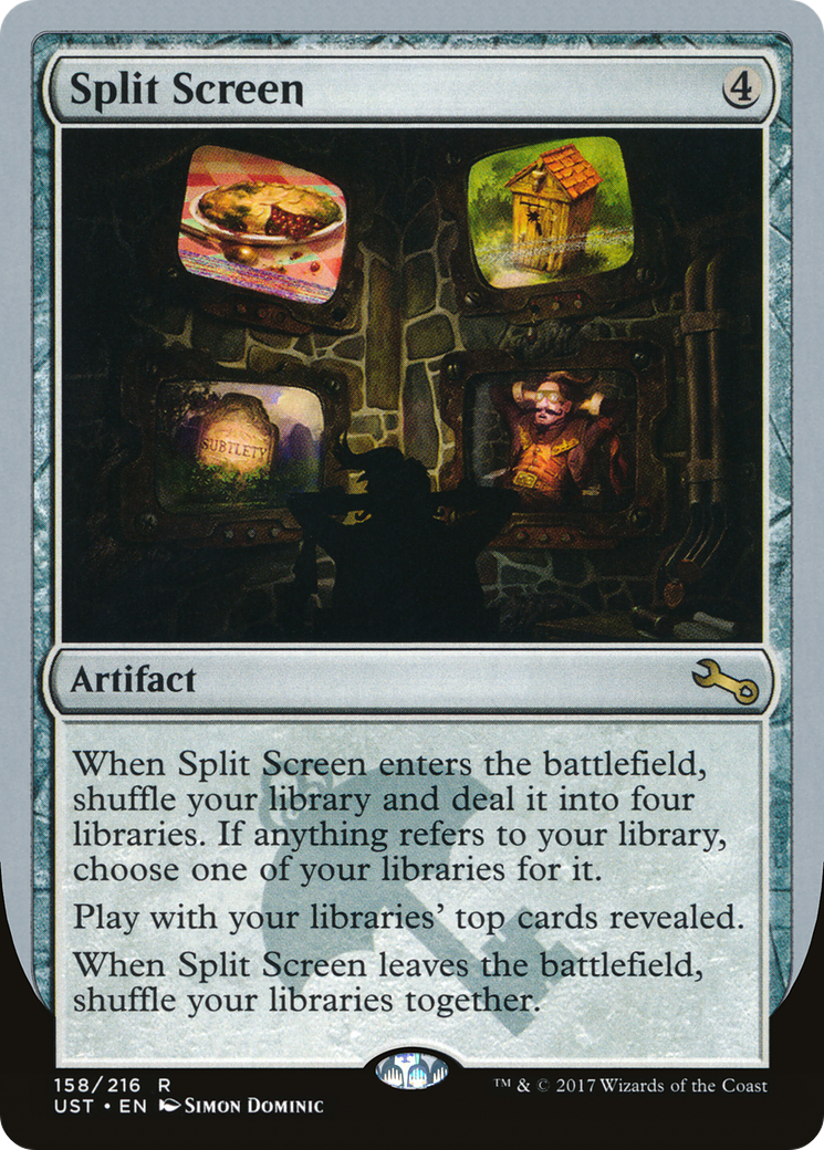 Split Screen (158) Foil - Unstable