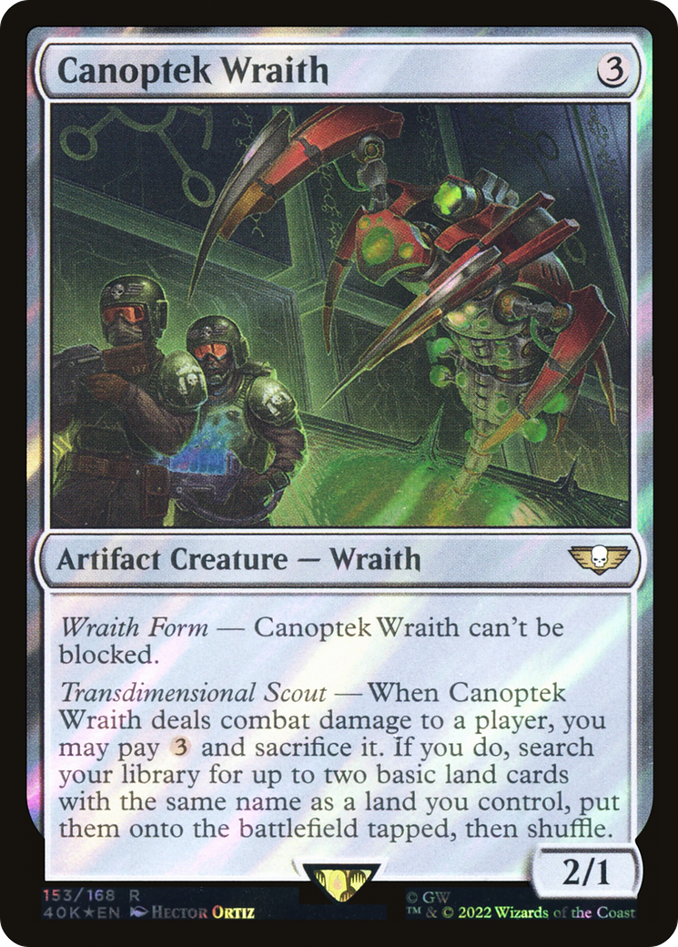 Canoptek Wraith (153) Surge Foil - Warhammer 40,000 Commander