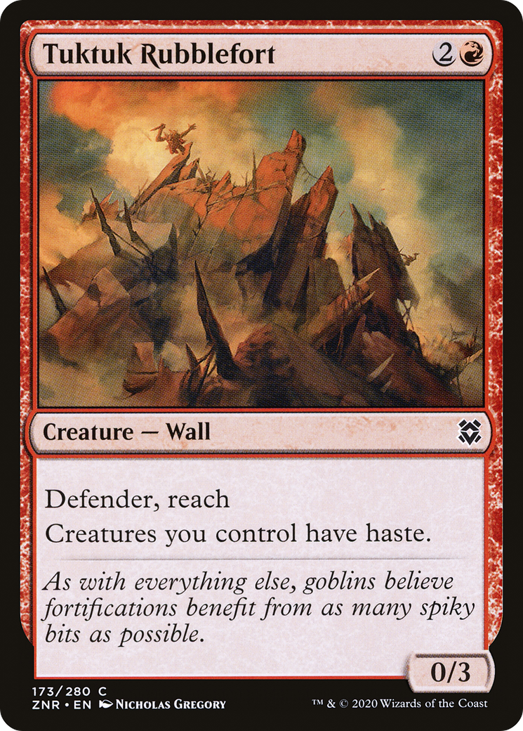 Tuktuk Rubblefort (173) Foil - Zendikar Rising
