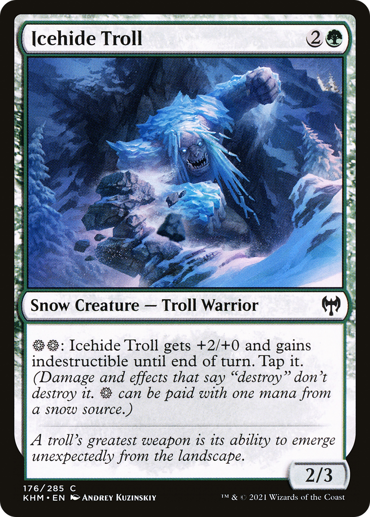 Icehide Troll (176) - Kaldheim
