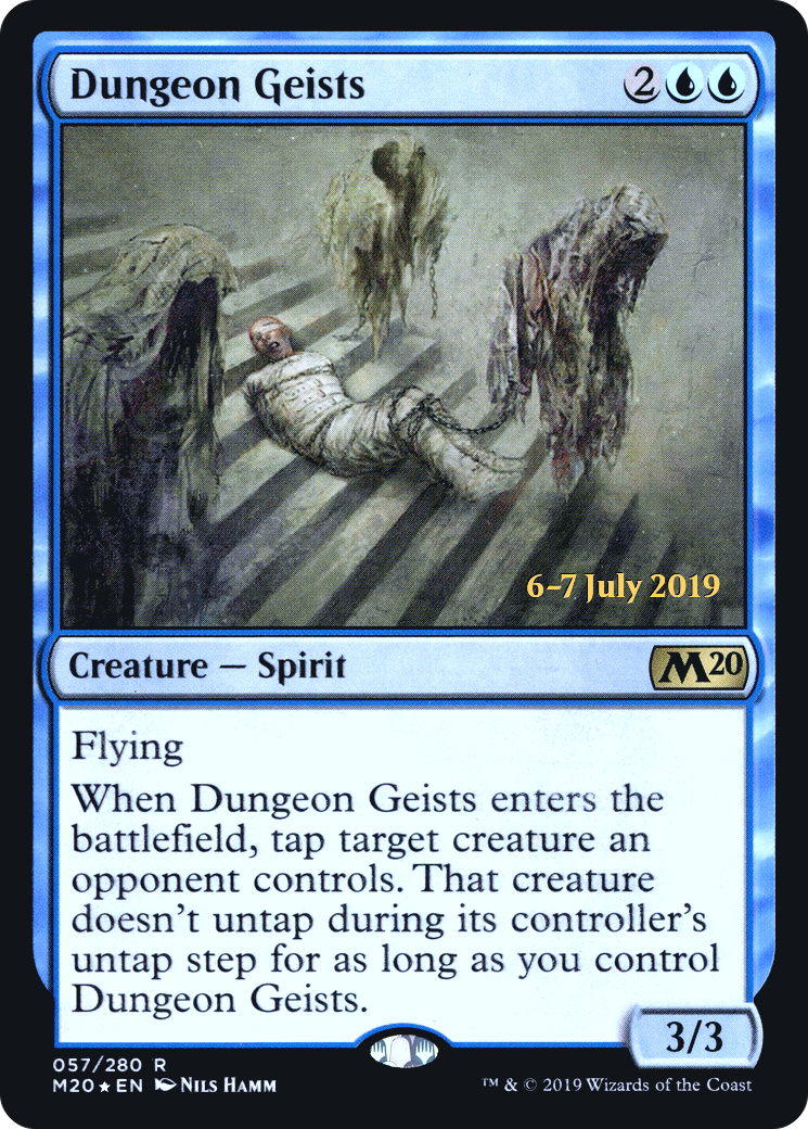 Dungeon Geists (57s) Foil - Core Set 2020 Promos