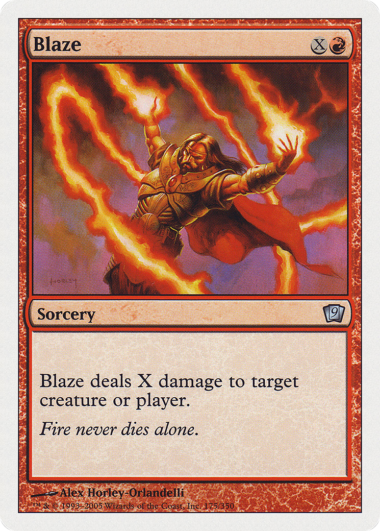 Blaze (175) - Ninth Edition