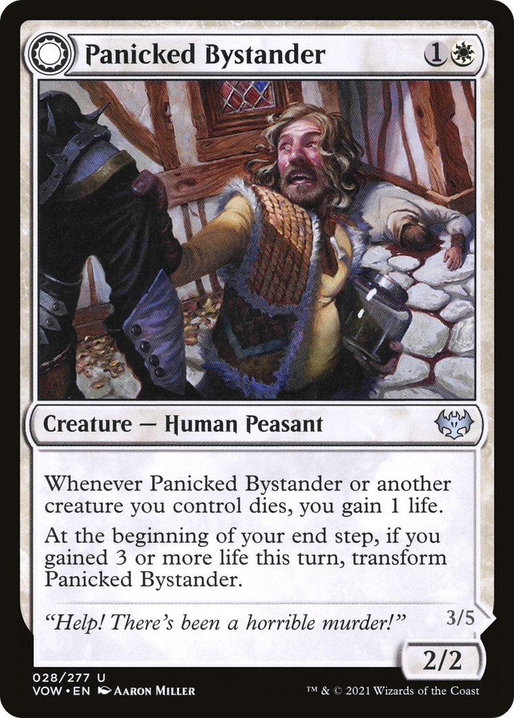Panicked Bystander (028) - Innistrad: Crimson Vow