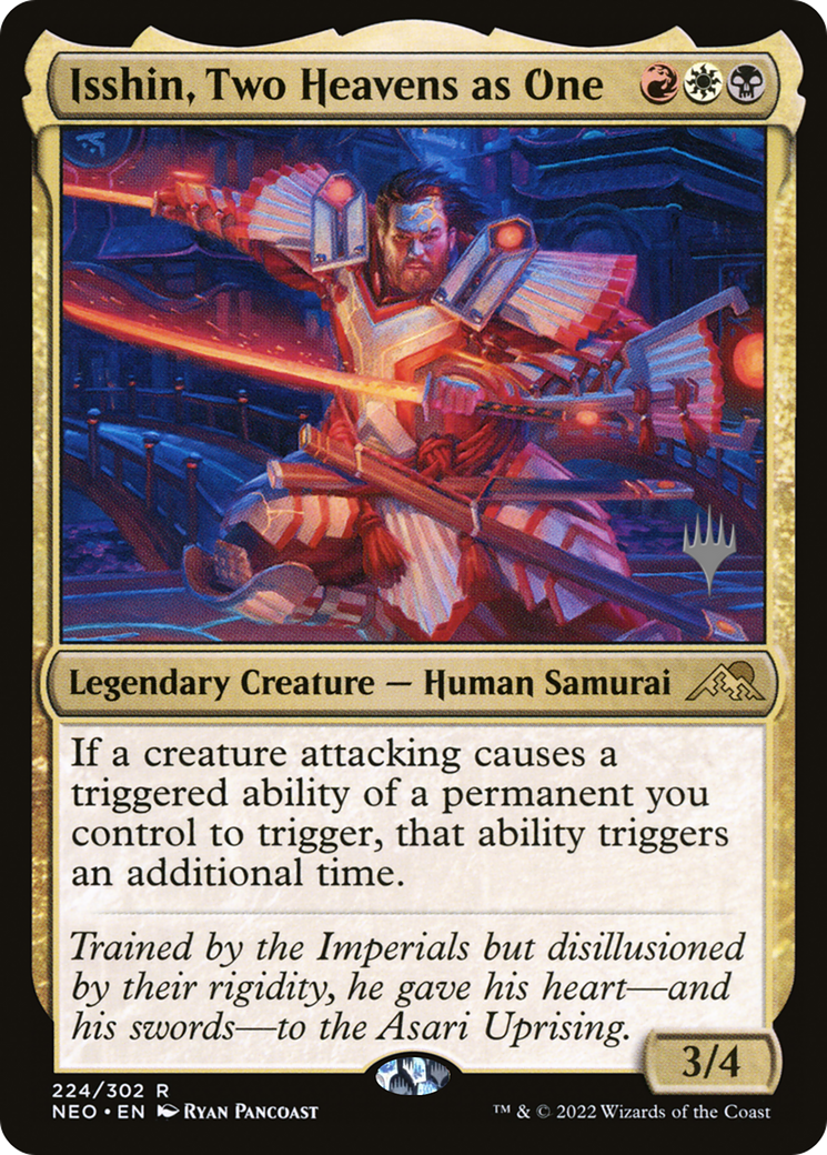 Isshin, Two Heavens as One (224p) - Kamigawa: Neon Dynasty Promos