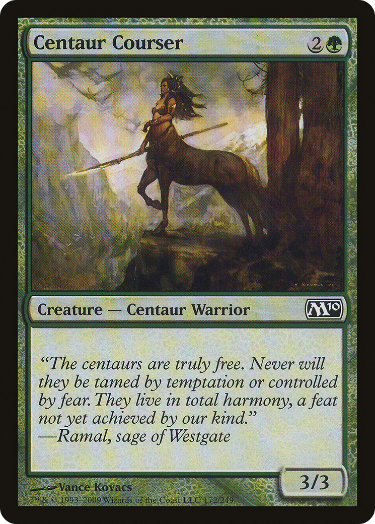 Centaur Courser (172) Foil - Magic 2010