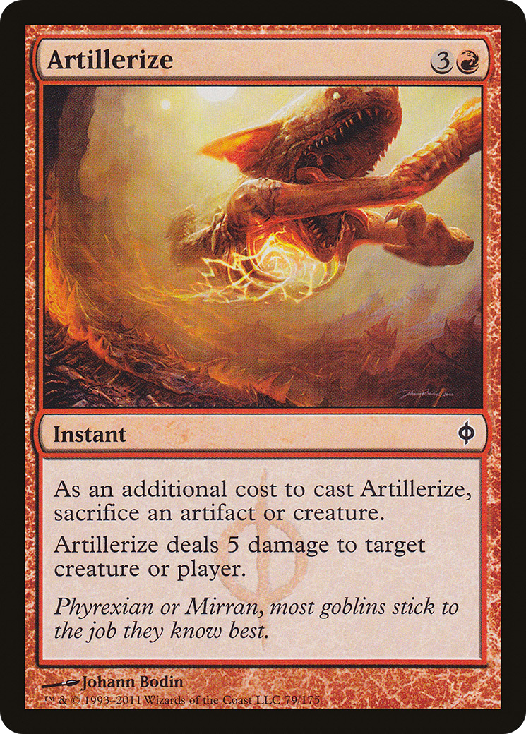 Artillerize (079) Foil - New Phyrexia