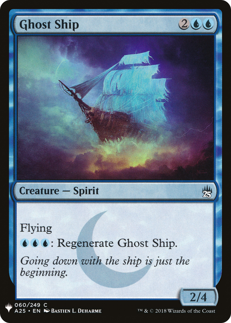 Ghost Ship (A25-60) - The List