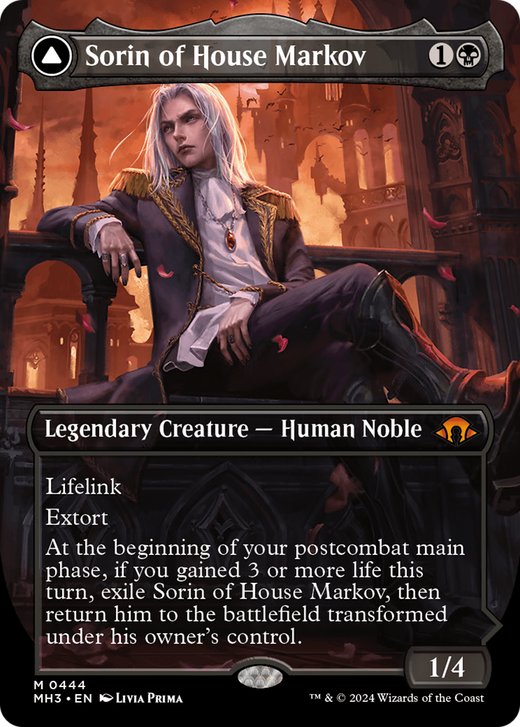 Sorin of House Markov (Borderless) (444) Foil - Modern Horizons 3