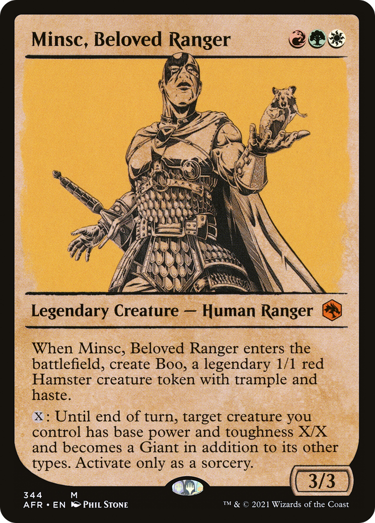 Minsc, Beloved Ranger (Showcase) (344) - Adventures in the Forgotten Realms