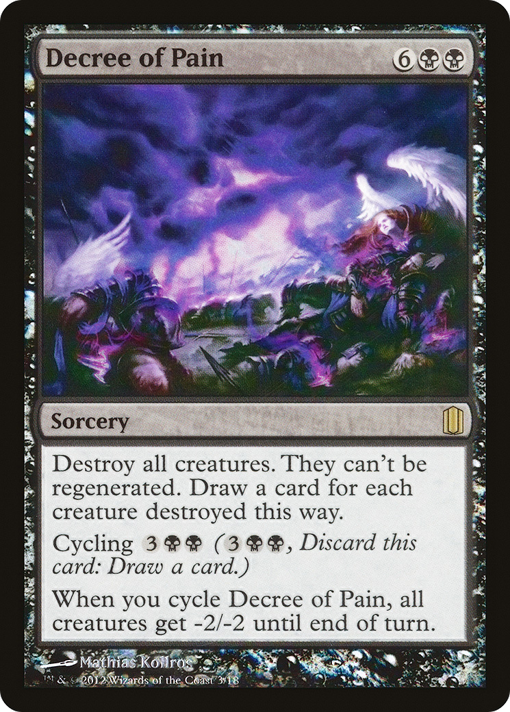 Decree of Pain (003) Foil - Commander's Arsenal