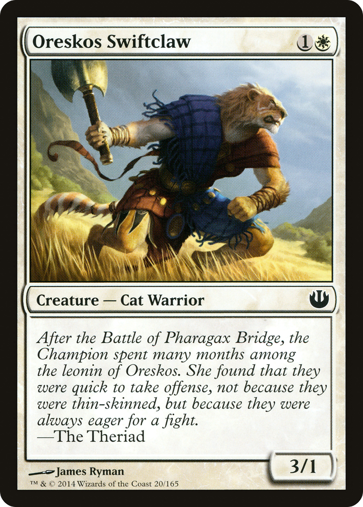 Oreskos Swiftclaw (020) Foil - Journey into Nyx