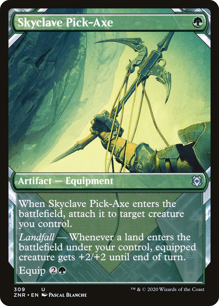 Skyclave Pick-Axe (Showcase) (309) - Zendikar Rising