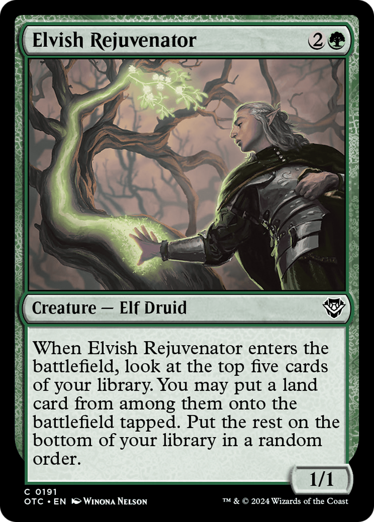 Elvish Rejuvenator (191) - Outlaws of Thunder Junction Commander