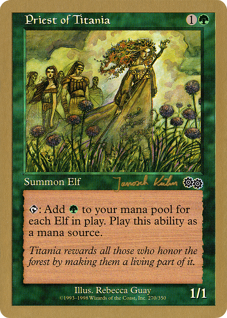 Priest of Titania (Retro) (jk270) - World Championship Decks 2000