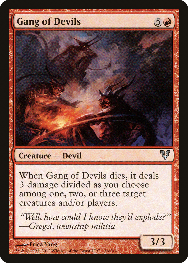 Gang of Devils (136) Foil - Avacyn Restored