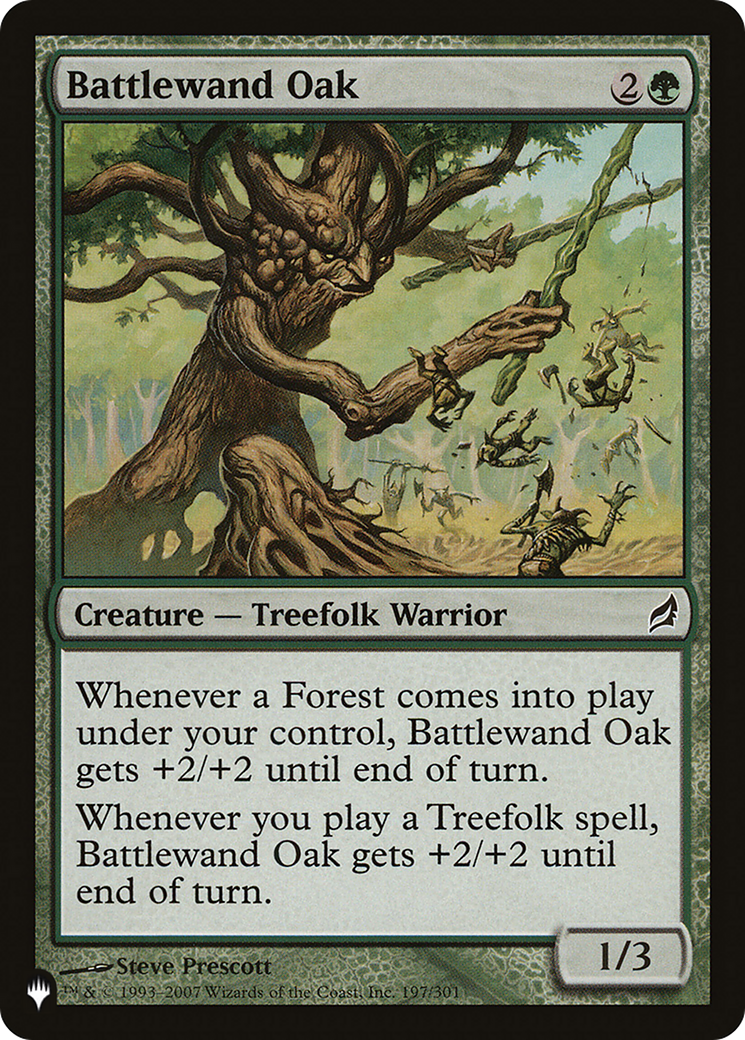 Battlewand Oak (LRW-197) - The List