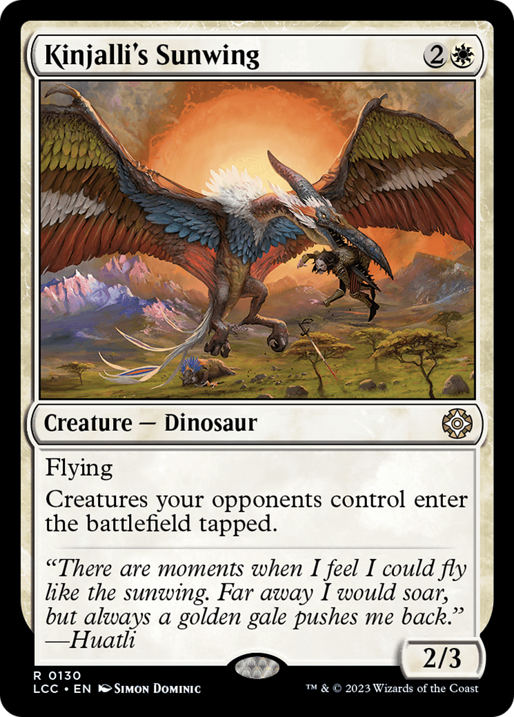 Kinjalli's Sunwing (130) - The Lost Caverns of Ixalan Commander