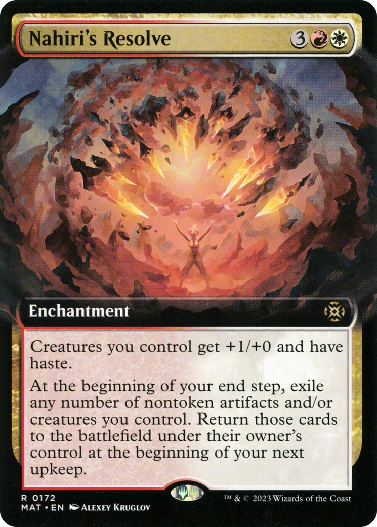 Nahiri's Resolve (Extended Art) (172) - March of the Machine: The Aftermath