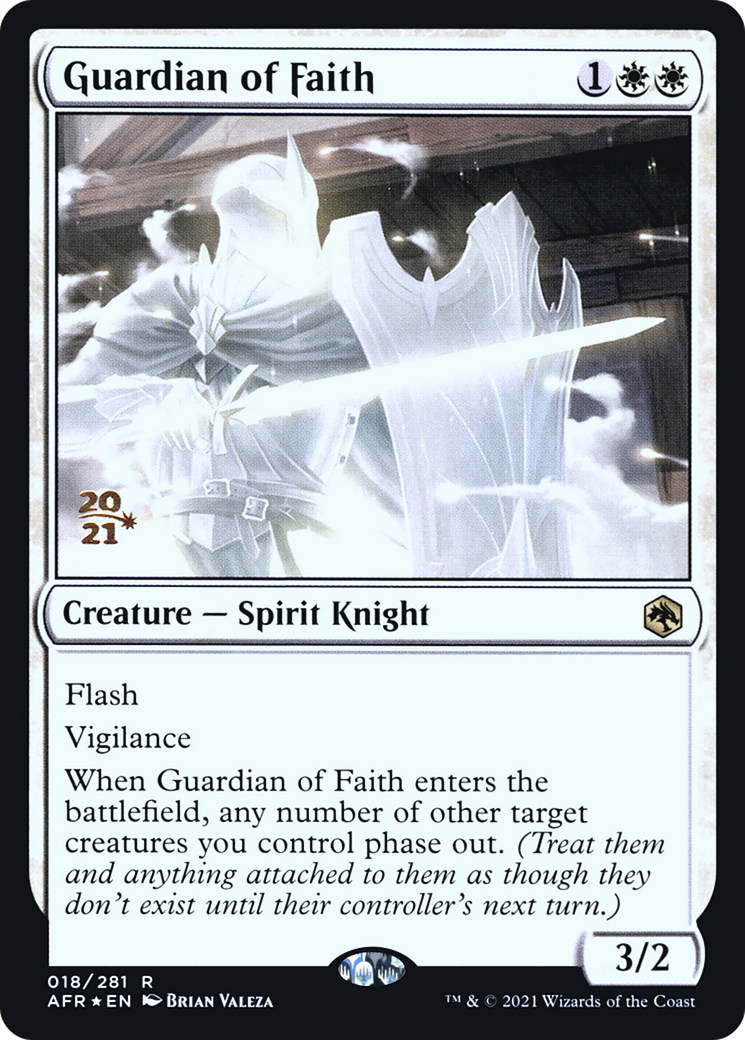 Guardian of Faith (18s) Foil - Adventures in the Forgotten Realms Promos