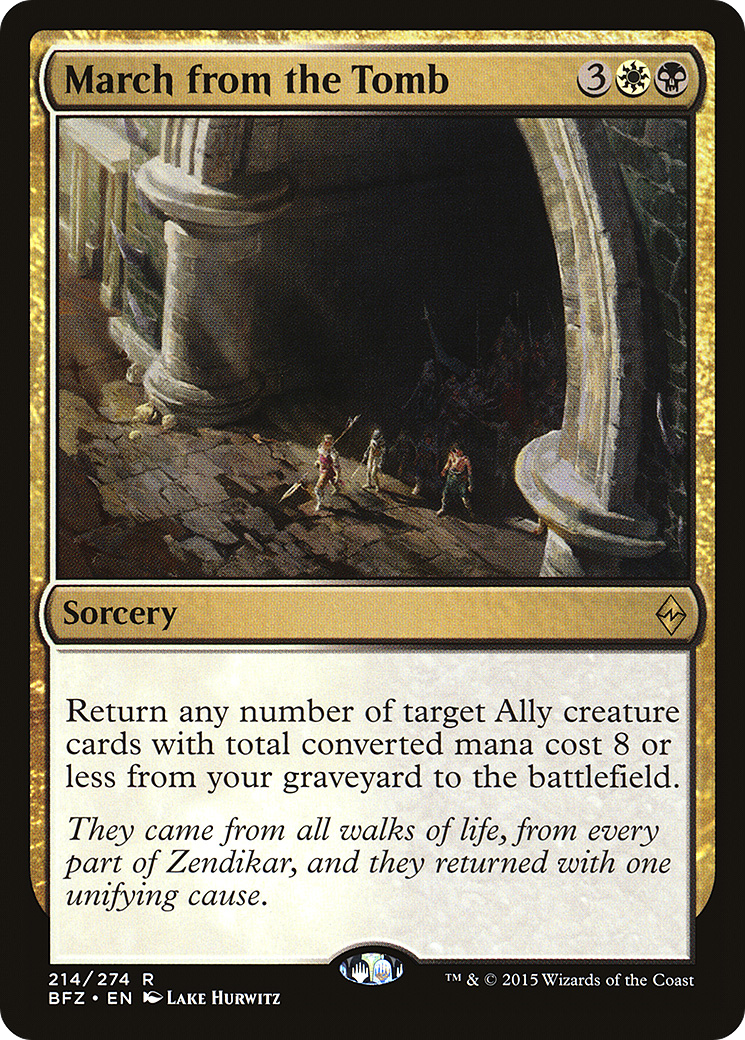 March from the Tomb (214) - Battle for Zendikar