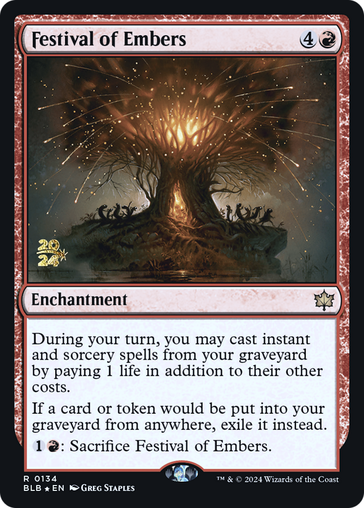 Festival of Embers Foil (134S)
