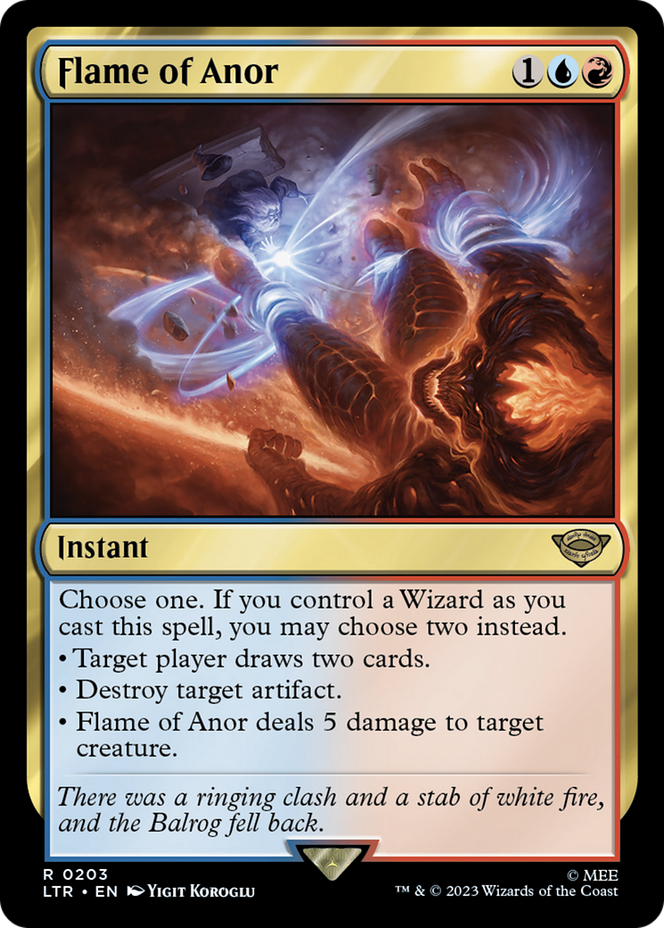 Flame of Anor (203) Foil - The Lord of the Rings: Tales of Middle-earth