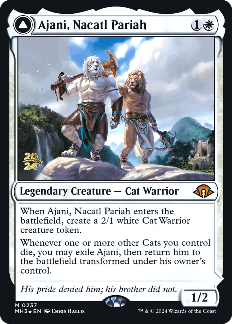 Ajani, Nacatl Pariah (237) Foil - Modern Horizons 3 Promos