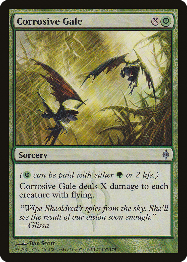 Corrosive Gale (107) Foil - New Phyrexia