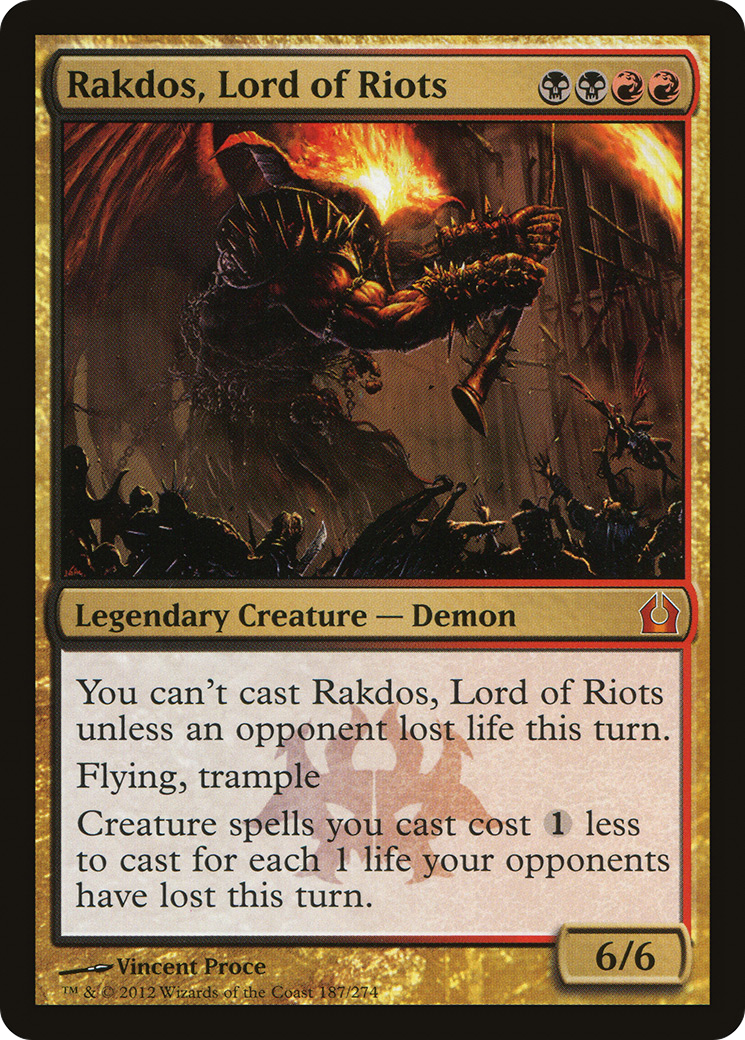 Rakdos, Lord of Riots (187) - Return to Ravnica