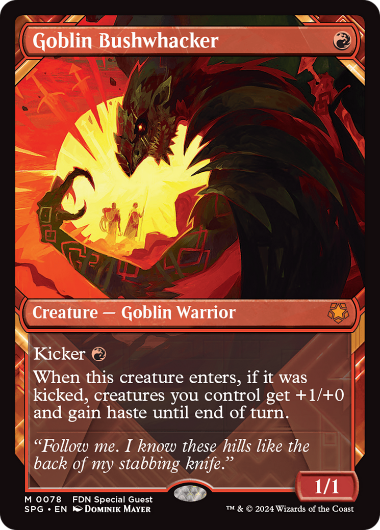 Goblin Bushwhacker (Showcase) (078) - Special Guests