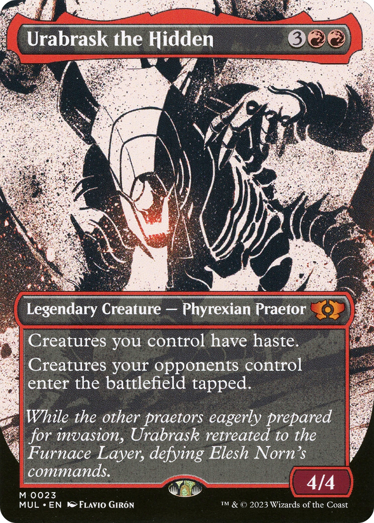Urabrask the Hidden (Showcase) (023) Foil - Multiverse Legends