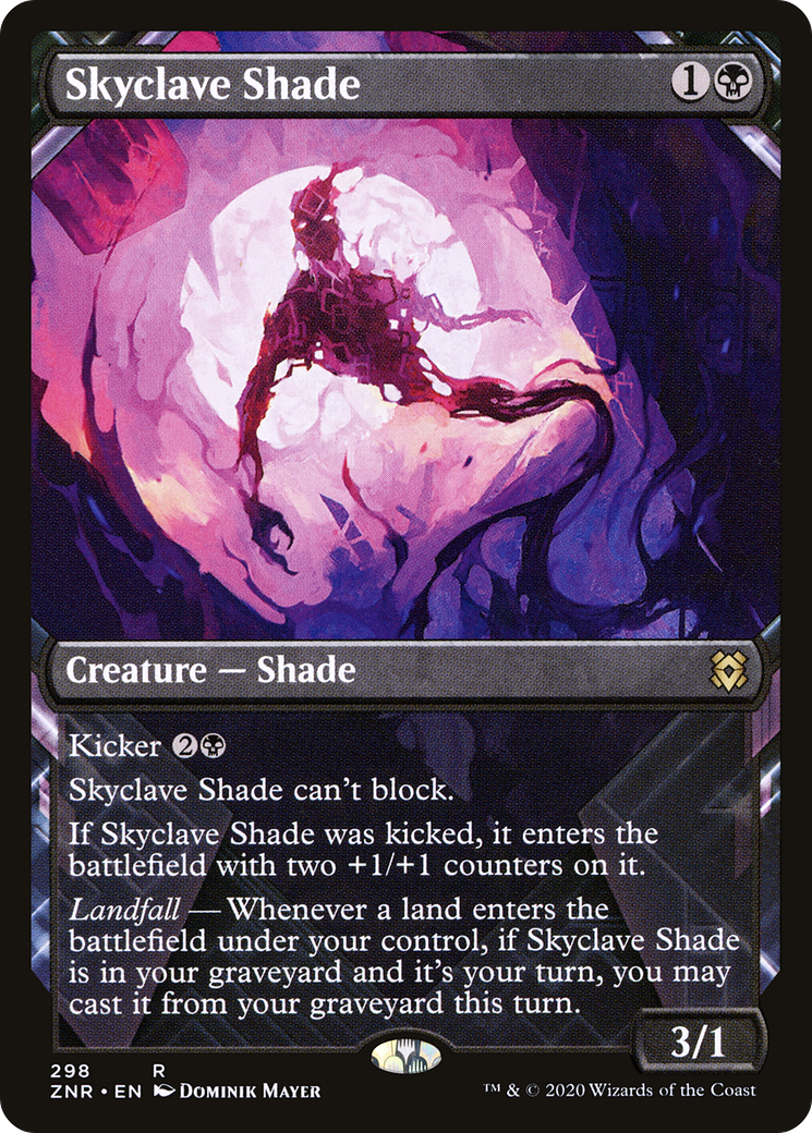 Skyclave Shade (Showcase) (298) Foil - Zendikar Rising