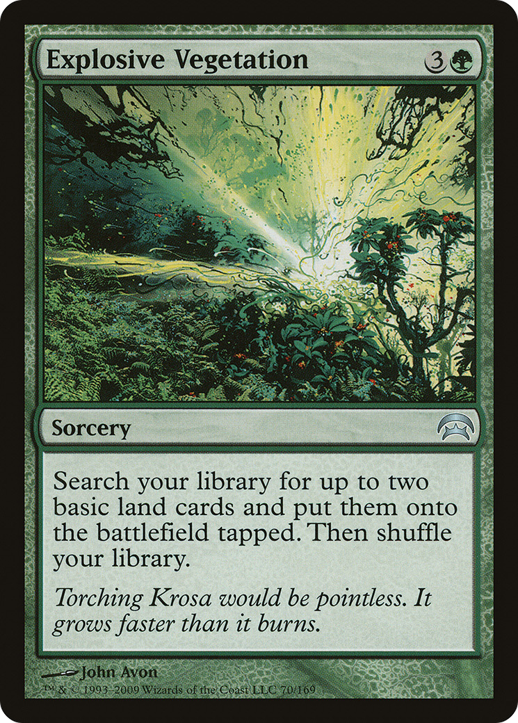 Explosive Vegetation (070) - Planechase