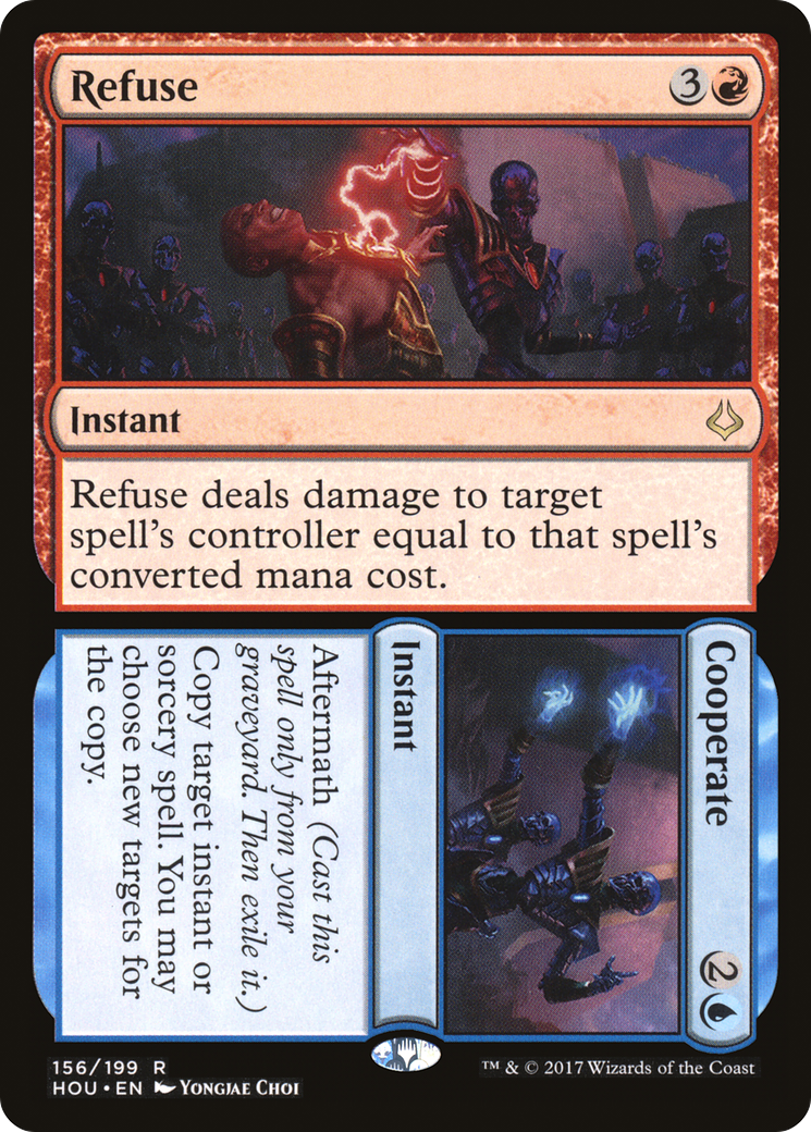 Refuse // Cooperate (156) Foil - Hour of Devastation
