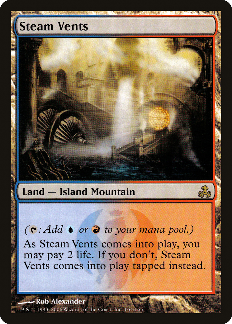 Steam Vents (164) Foil - Guildpact