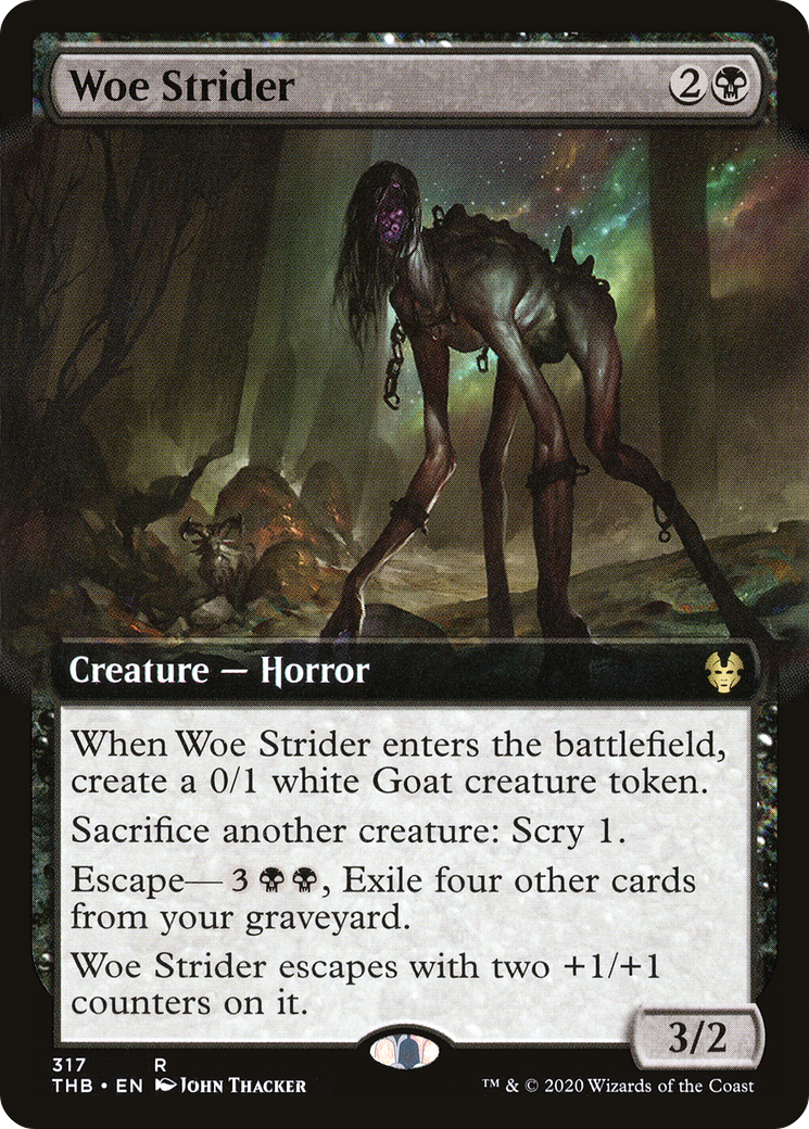 Woe Strider (Extended Art) (317) - Theros Beyond Death