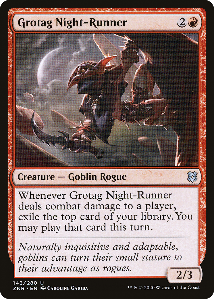 Grotag Night-Runner (143) Foil - Zendikar Rising