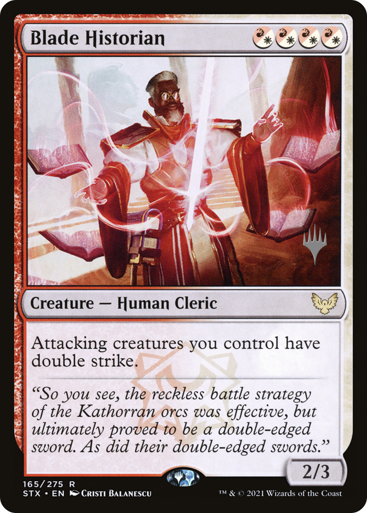 Blade Historian (165p) - Strixhaven: School of Mages Promos