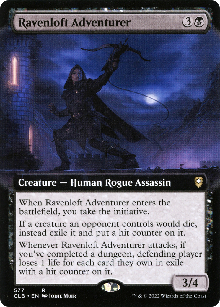 Ravenloft Adventurer (Extended Art) (577) - Commander Legends: Battle for Baldur's Gate