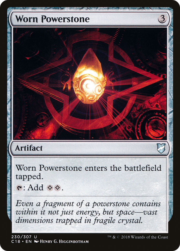 Worn Powerstone (230) - Commander 2018