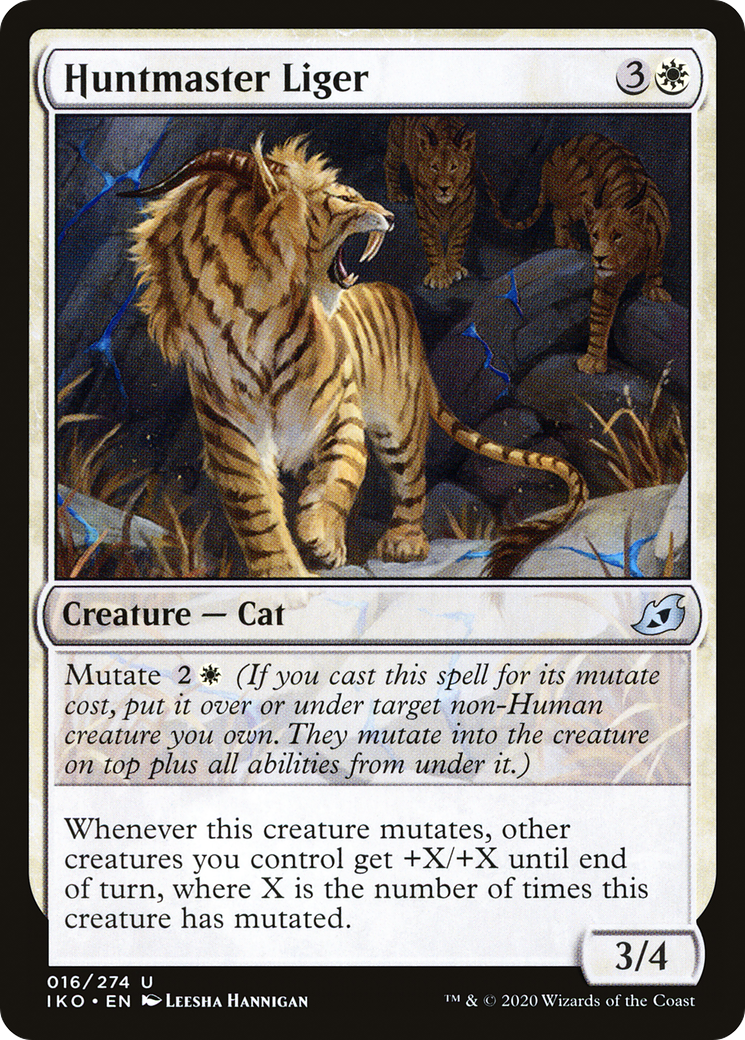 Huntmaster Liger (016) Foil - Ikoria: Lair of Behemoths