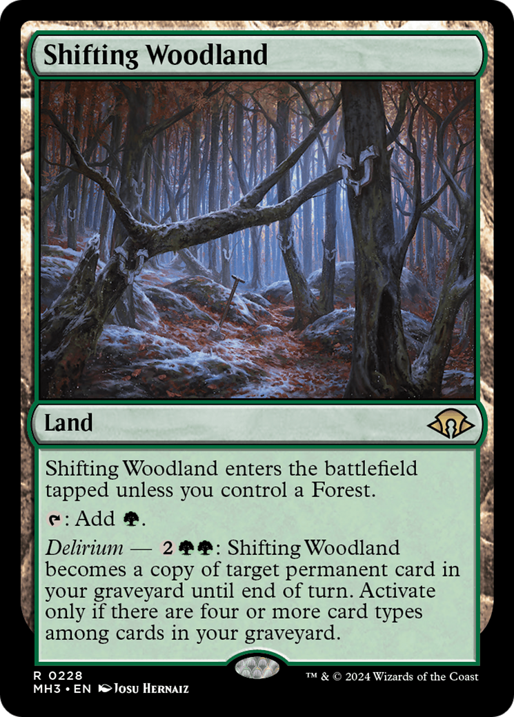 Shifting Woodland (228) Foil - Modern Horizons 3