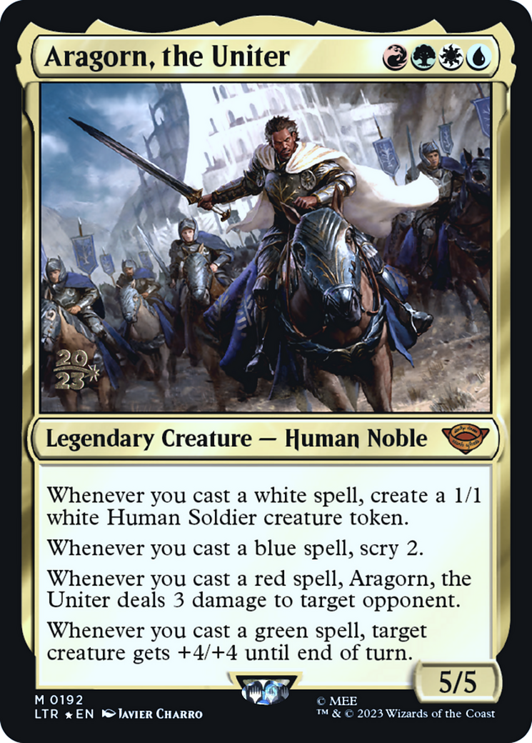 Aragorn, the Uniter (192s) Foil - Tales of Middle-earth Promos