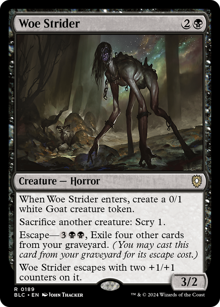 Woe Strider (189) - Bloomburrow Commander