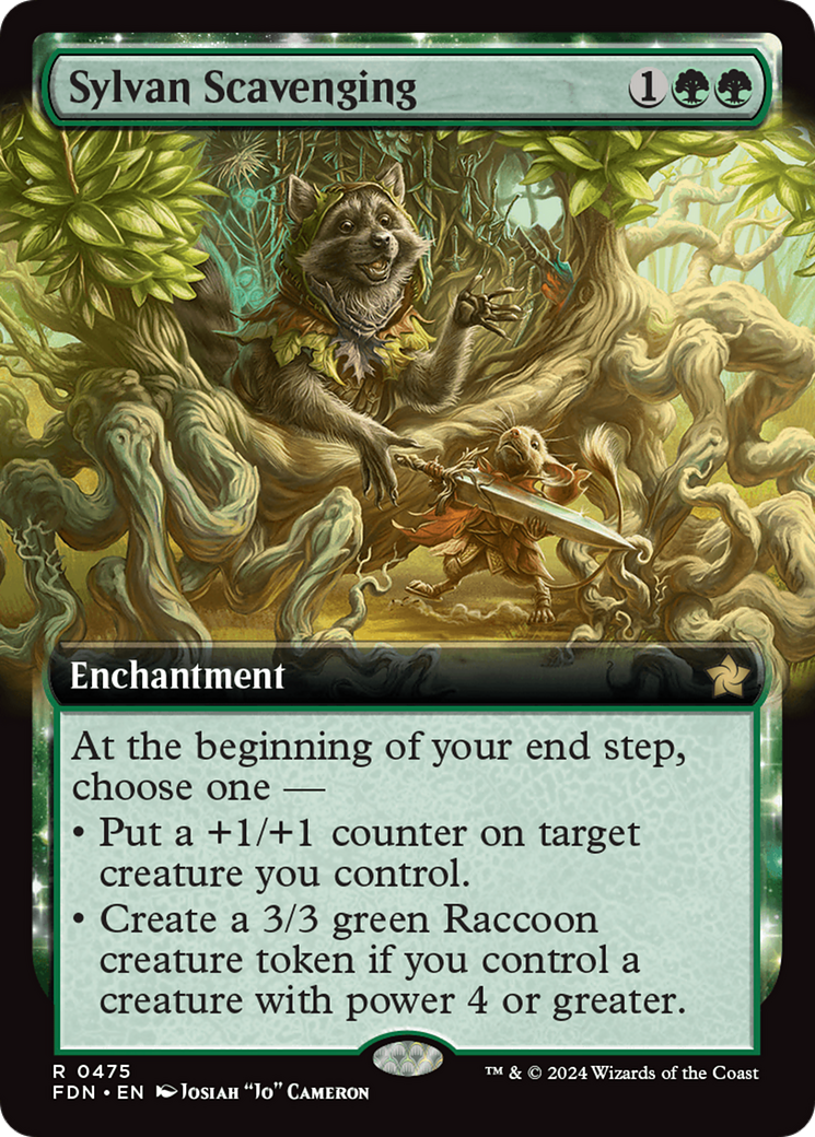 Sylvan Scavenging (Extended Art) (475) - Foundations